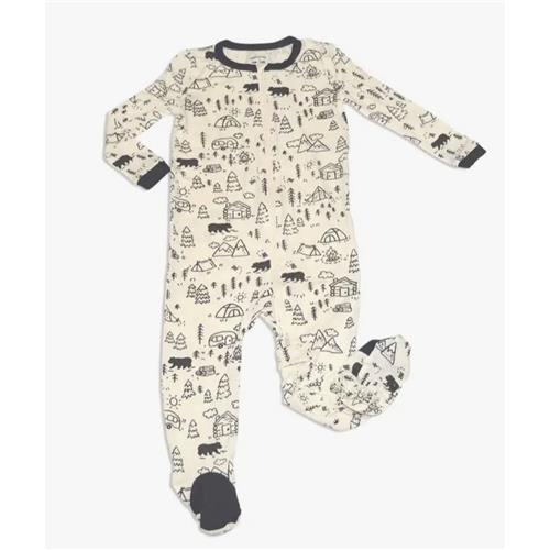 Silkberry Baby Bamboo Zip-up Footie