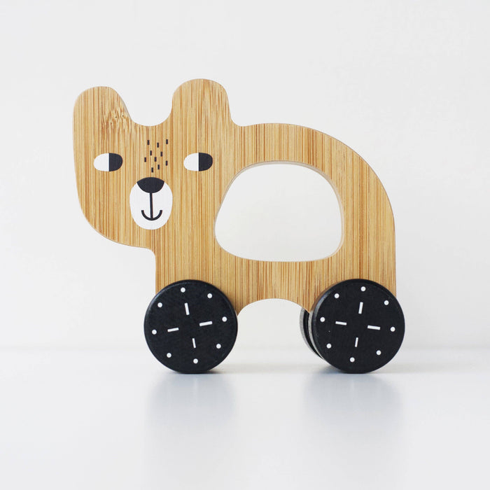 Wee Gallery Push Toy - Bear