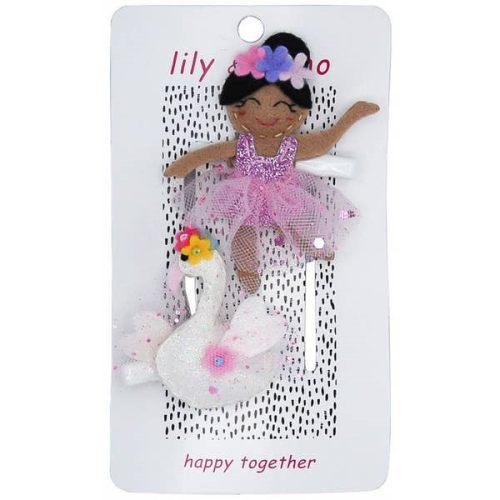 Lily and Momo Hair Clip 2pk