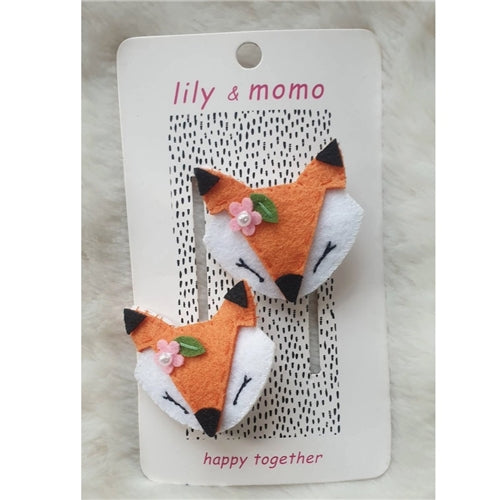 Lily and Momo Hair Clip 2pk