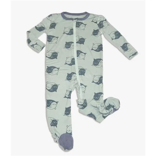 Silkberry Baby Bamboo Zip-up Footie