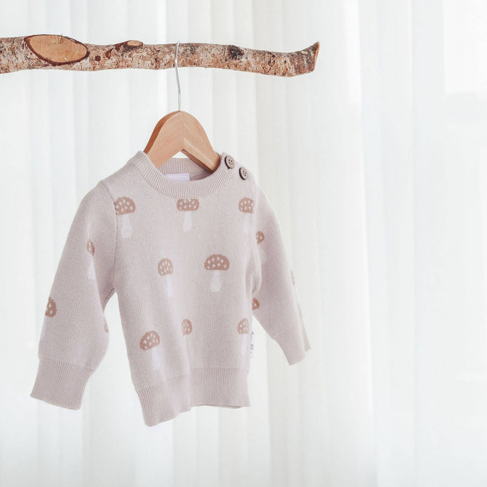 Aster & Oak Mushroom Knit Jumper