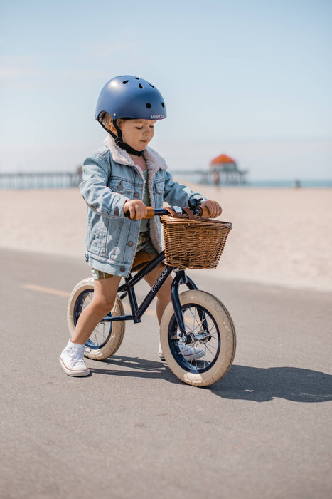 BANWOOD BALANCE BIKE FIRST GO VINTAGE - NAVY
