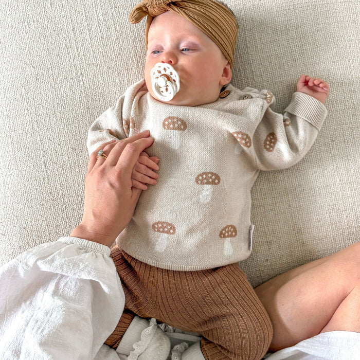 Aster & Oak Mushroom Knit Jumper