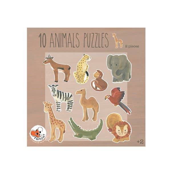 10 Animal Puzzles