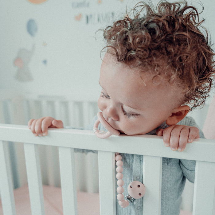 Baby Pacifier Clips, 100% Food Grade Silicone by Comfy Cubs