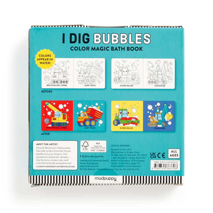 I Dig Bubbles! Color Magic Bath Book