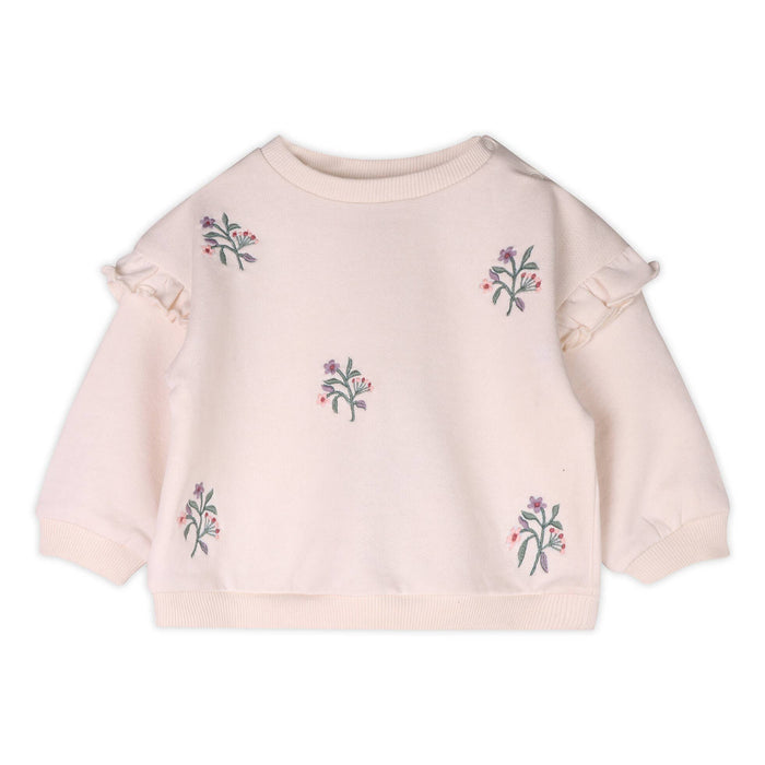 Viverano Organics Violet Bouquet Baby Sweatshirt & Legging Set -Organic Cotton