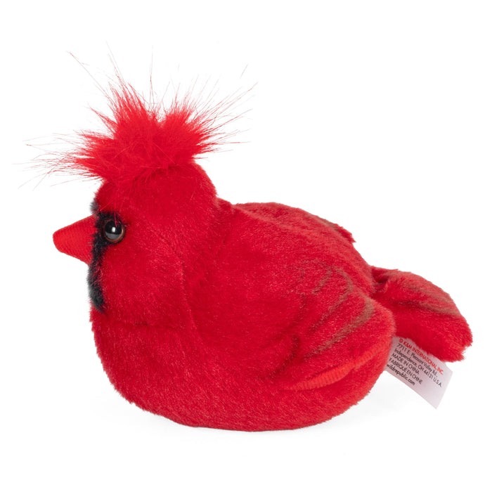 Audubon II Northern Cardinal Stuffed Animal W Sound 5.5"