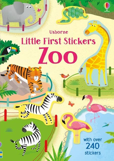 Little First Stickers Zoo : Usborne