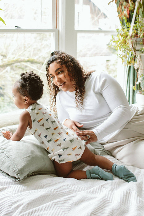 Quick Change Baby Romper - Affirmations