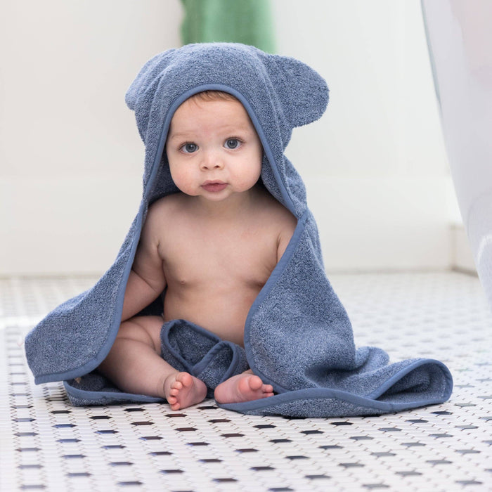 Bella Tunno | Hooded Towel + Wash Mitt Set Rain