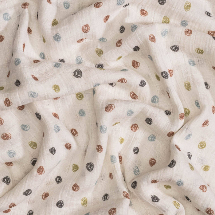 Charlie 2-pc. Farmhouse Tractor/Dot Swaddle Set