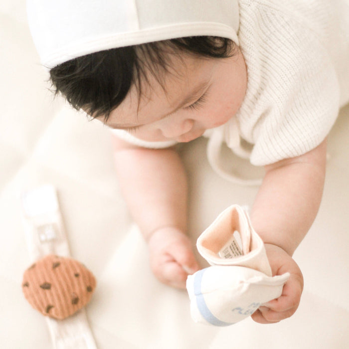 MILK + COOKIE // Baby wrist rattle // Best-selling