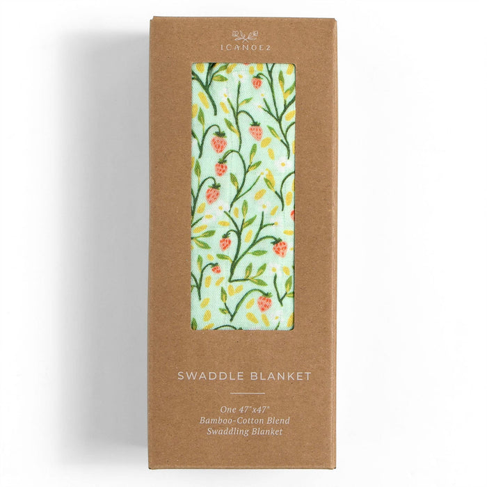 Strawberry Meadow Baby Swaddle
