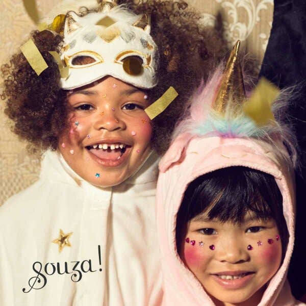 Souza Unicorn Mask  - Costume Accessory for Kids - Carnival & Festive Use