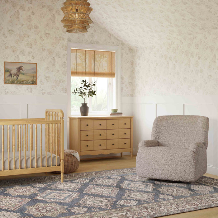 Babyletto Winslow Extra Wide Recliner and Swivel Glider