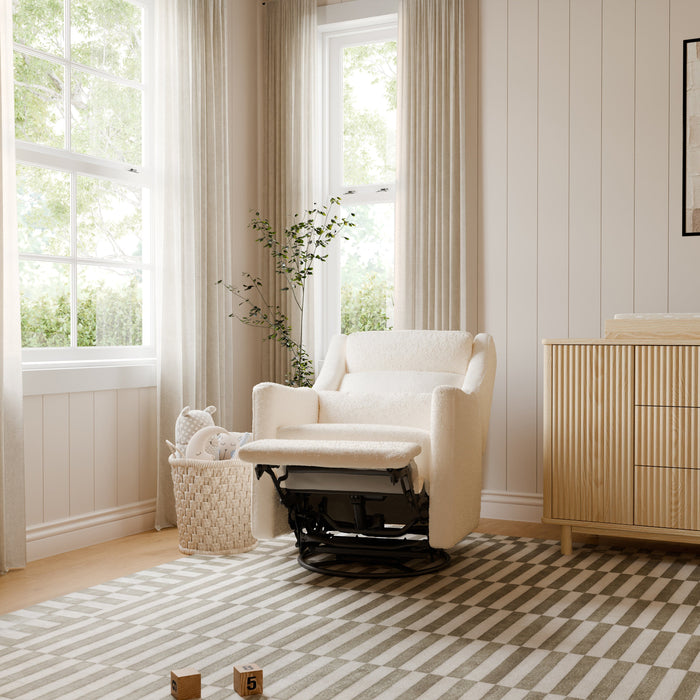 Babyletto Kiwi Plus Power Recliner and Swivel Glider with Power Adjustable Headrest and USB Port