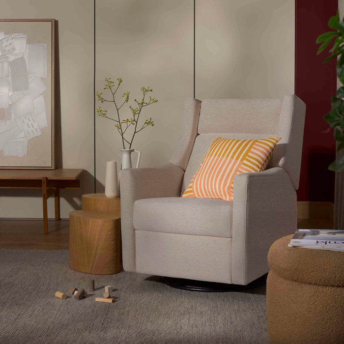 Babyletto Kiwi Plus Power Recliner and Swivel Glider with Power Adjustable Headrest and USB Port