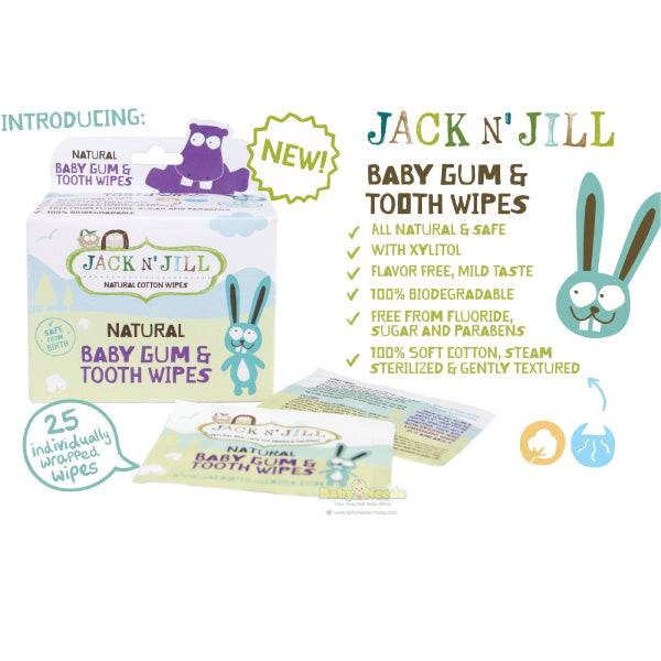 Jack N' Jill Baby Gum & Tooth Wipes