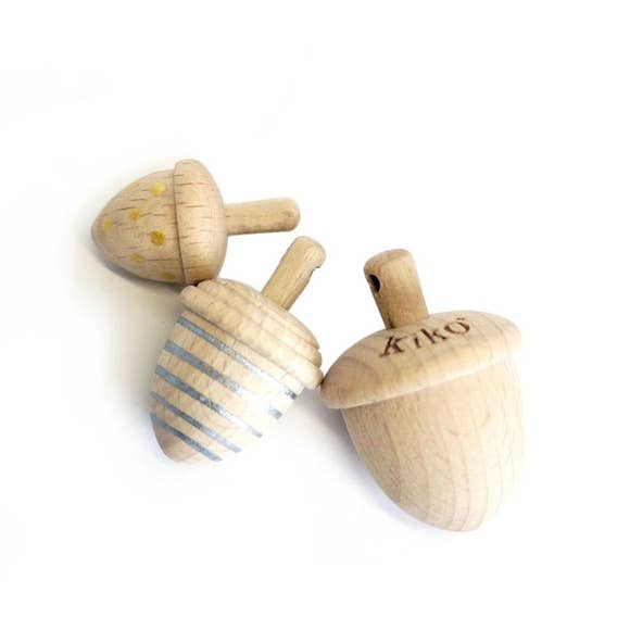 kiko+ & gg* Dongri Acorn Spinning Tops