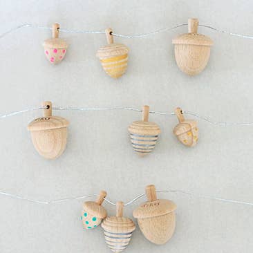 kiko+ & gg* Dongri Acorn Spinning Tops