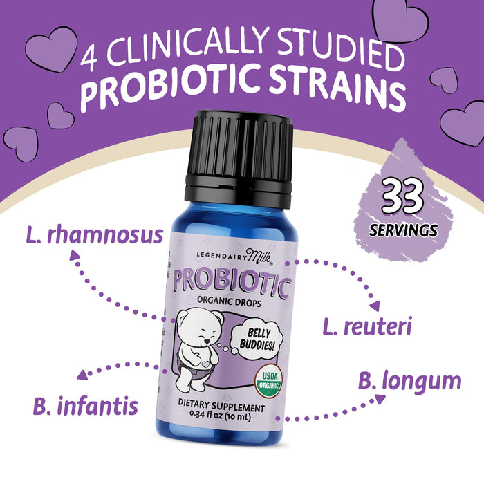 Legendairy Milk Organic Baby and Toddler Probiotic Drops