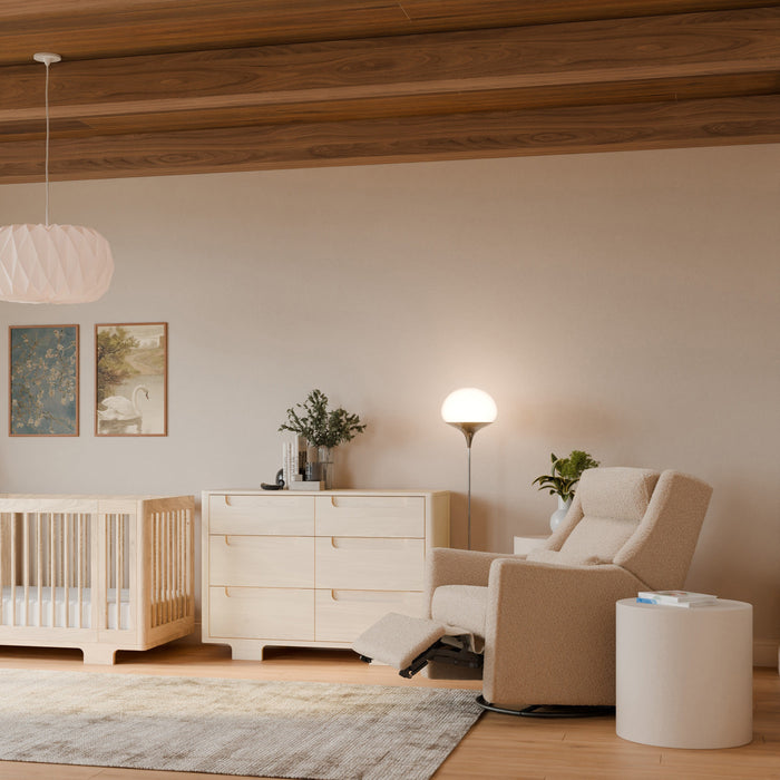 Babyletto Kiwi Plus Power Recliner and Swivel Glider with Power Adjustable Headrest and USB Port