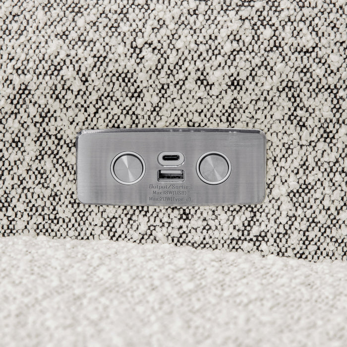 Monogram by Namesake Monroe Power Recliner and Swivel Glider in Boucle