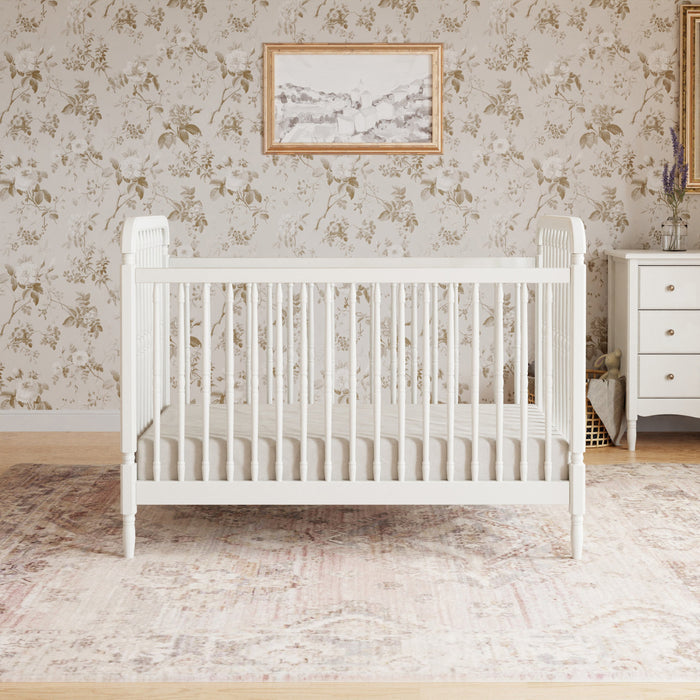 Namesake Liberty 3-in-1 Convertible Spindle Crib with Toddler Bed Conversion Kit