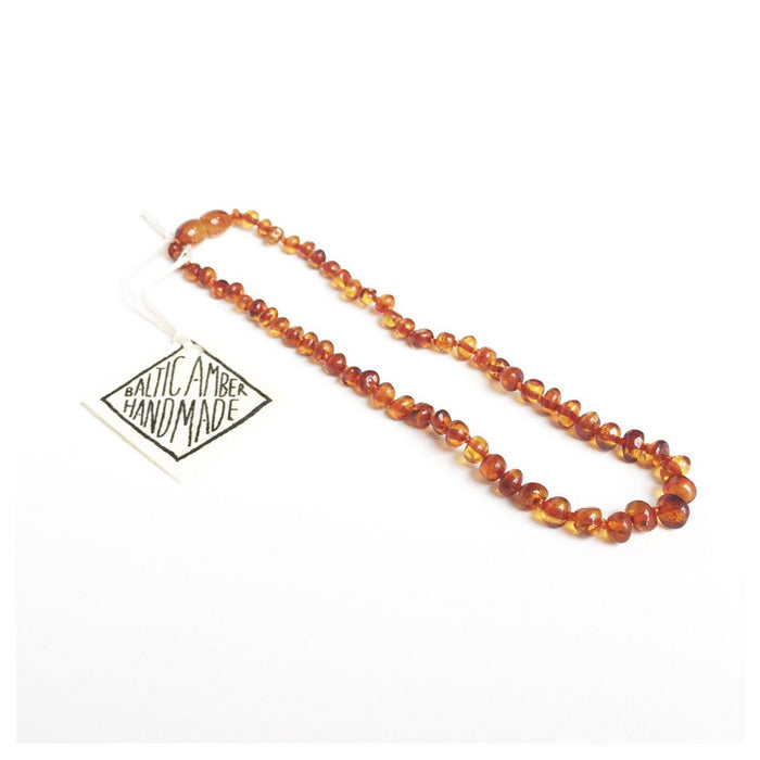 CanyonLeaf 11" Raw Amber Baby Necklace