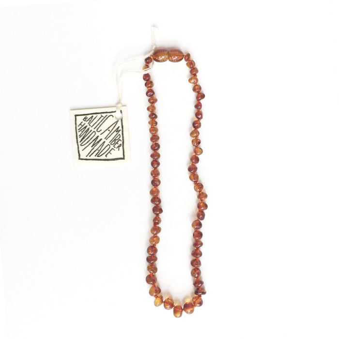 CanyonLeaf 11" Raw Amber Baby Necklace