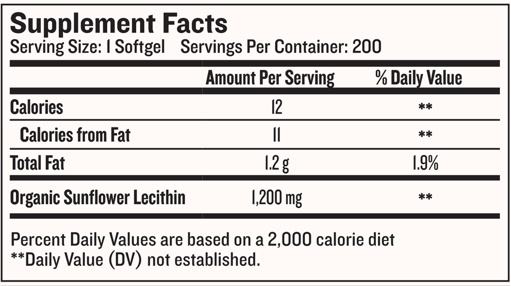 Legendairy Milk Organic Sunflower Lecithin