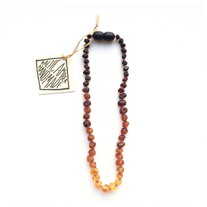 CanyonLeaf 11" Raw Amber Baby Necklace