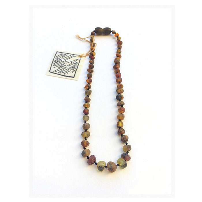 CanyonLeaf 11" Raw Amber Baby Necklace