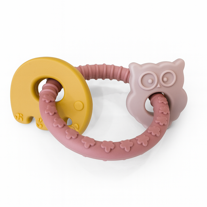 Sugar + Maple Elephant Teether