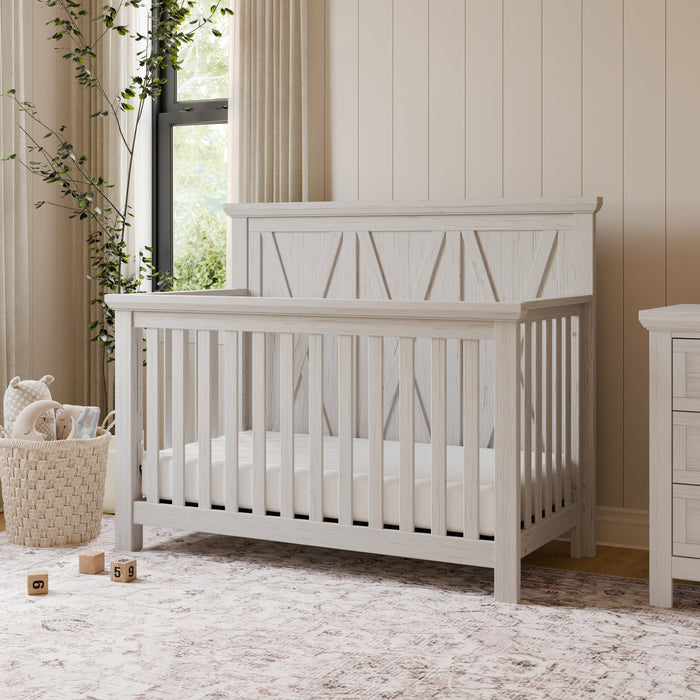 Monogram by Namesake Emory Farmhouse 4-in-1 Convertible Crib