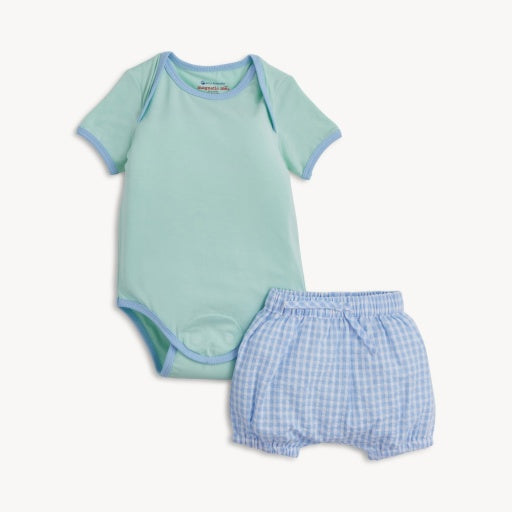 Magnetic Me Colorblock Aloe Shirt + Bloomer Set