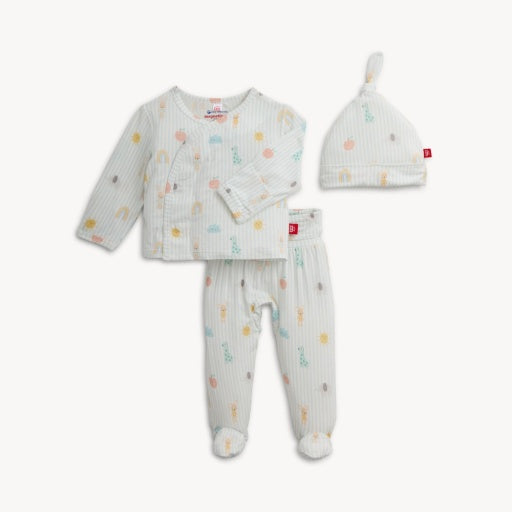Magnetic Me Lullaby Sky Blue Modal Magnetic Kimono Set