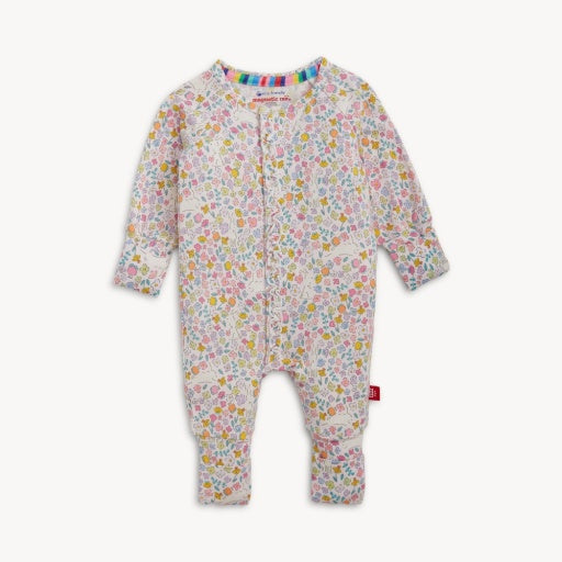Magnetic Me Bunny Blossom Modal Magnetic Ruffle Convertible Coverall
