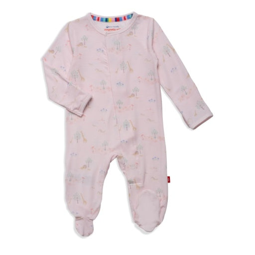 Magnetic Me Pink Serene Safari Footie