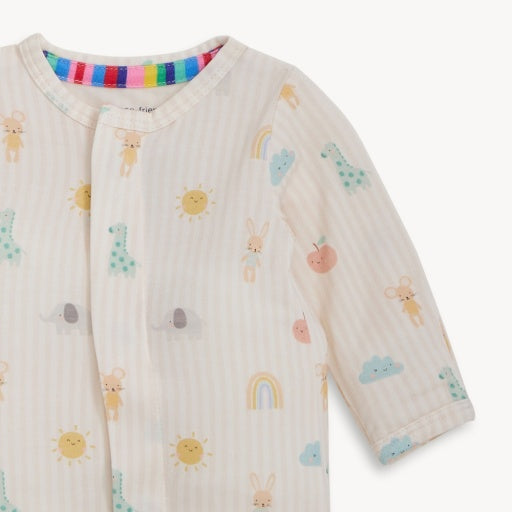 Magnetic Me Lullaby Sky Pink Modal Magnetic Footie