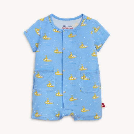 Magnetic Me Dip Ship Modal Magnetic S/S Pocket Short Romper