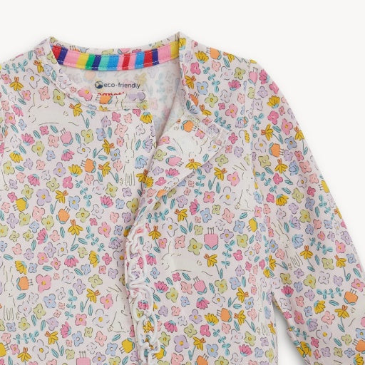 Magnetic Me Bunny Blossom Modal Magnetic Ruffle Footie