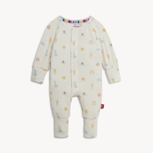 Magnetic Me Lullaby Sky Pink Modal Magnetic Convertible Coverall