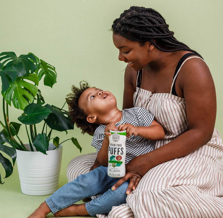 Serenity Kids Grain Free Puffs (Broccoli & Spinach with Bone Broth)