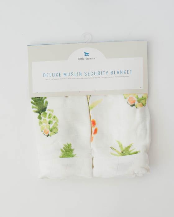 Little Unicorn 2pk Security Blanket Set