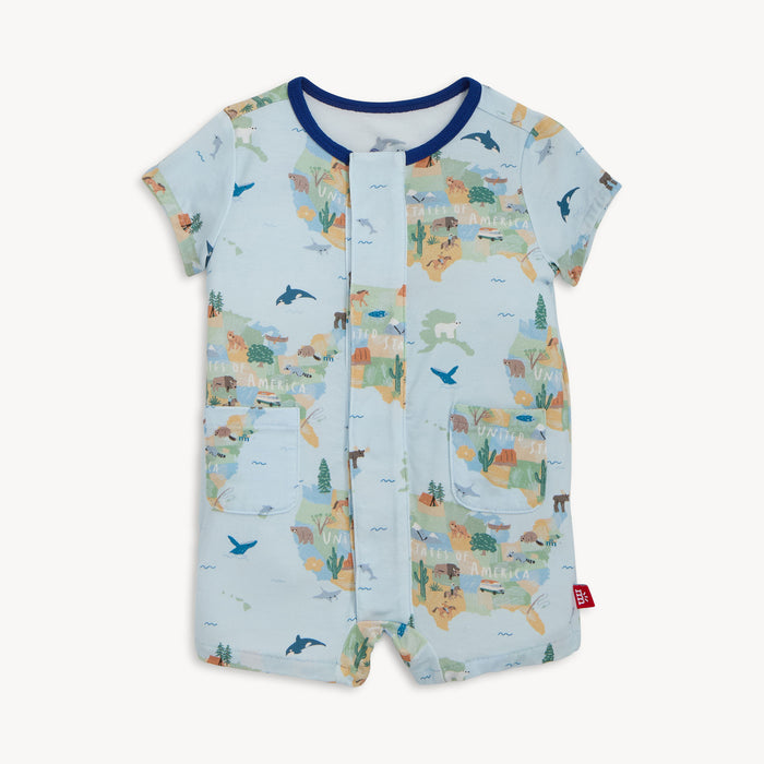 Magnetic Me America The Beautiful Modal Magnetic S/L Pant Romper