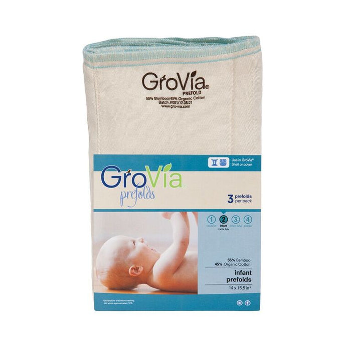 GroVia Prefold / Burp Cloth Size 2