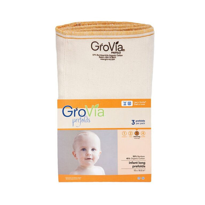 GroVia Prefold / Burp Cloth Size 3